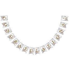 Willkommene Hochzeitsparty Rosa Blütensilber Elega Wimpelkette