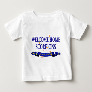 Willkommene Zuhause-Skorpione Baby T-shirt