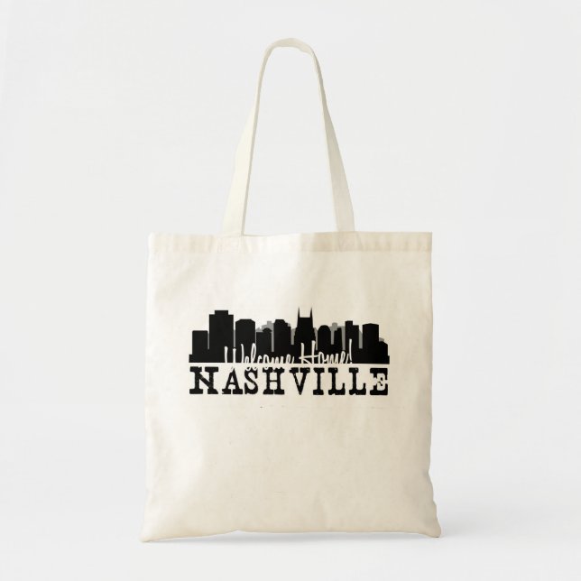 Willkommene Zuhause-Tasche Nashvilles Tragetasche (Vorne)