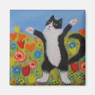 Willkommener Frühling Magnet