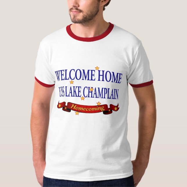 Willkommener Home See Champlain T-Shirt (Vorderseite)