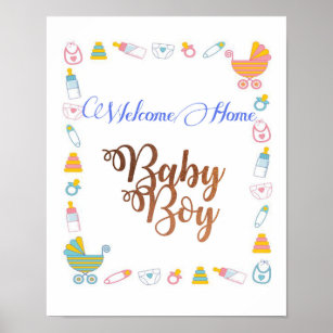 Willkommen Baby Poster Zazzle At