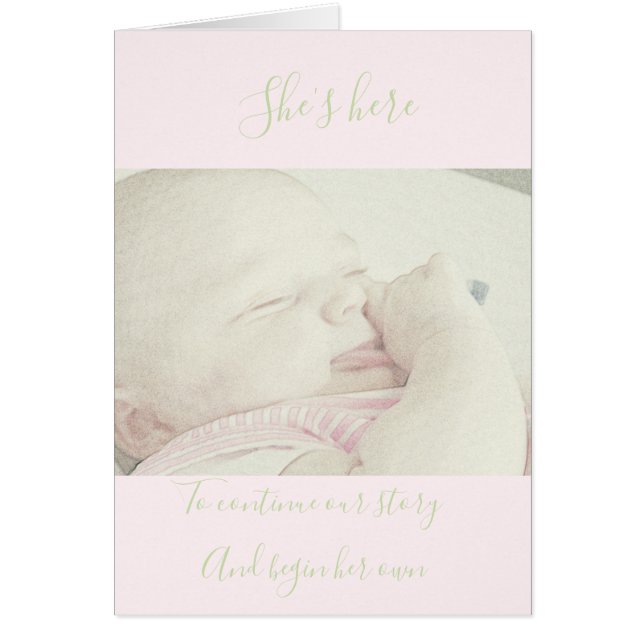 Willkommenes Baby (Vorne)