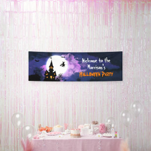 Willkommenes Creepy Spuk Haus-Halloween-Party Banner