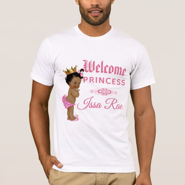 Willkommenes ethnisches Princess|PINK|Royal T-Shirt (Vorderseite)