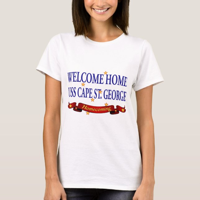 Willkommenes Kap St George des Zuhause-USS T-Shirt (Vorderseite)