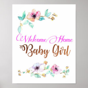 Willkommen Baby Poster Zazzle At