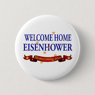 Willkommenes Zuhause Eisenhower Button