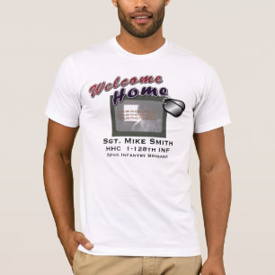 Willkommenes Zuhause-militärisches T-Shirt