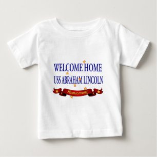 Willkommenes Zuhause USS Abraham Lincoln Baby T-shirt