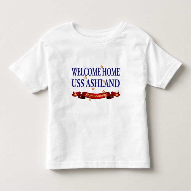 Willkommenes Zuhause USS Ashland Kleinkind T-shirt (Vorderseite)