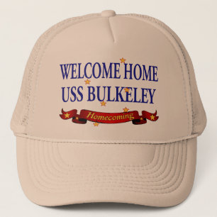 Willkommenes Zuhause USS Bulkeley Truckerkappe