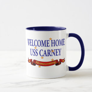 Willkommenes Zuhause USS Carney Tasse
