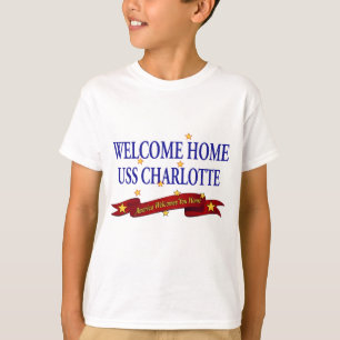 Willkommenes Zuhause USS Charlotte T-Shirt