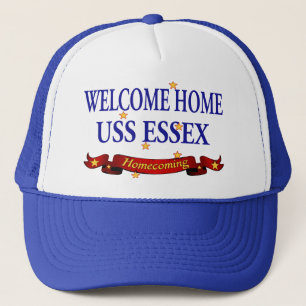 Willkommenes Zuhause USS Essex Truckerkappe