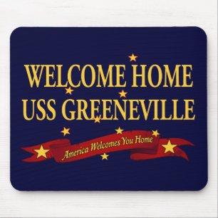 Willkommenes Zuhause USS Greeneville Mousepad