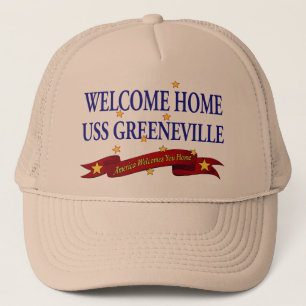 Willkommenes Zuhause USS Greeneville Truckerkappe