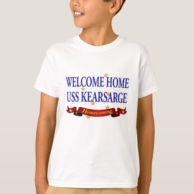 Willkommenes Zuhause USS Kearsarge T-Shirt (Vorderseite)