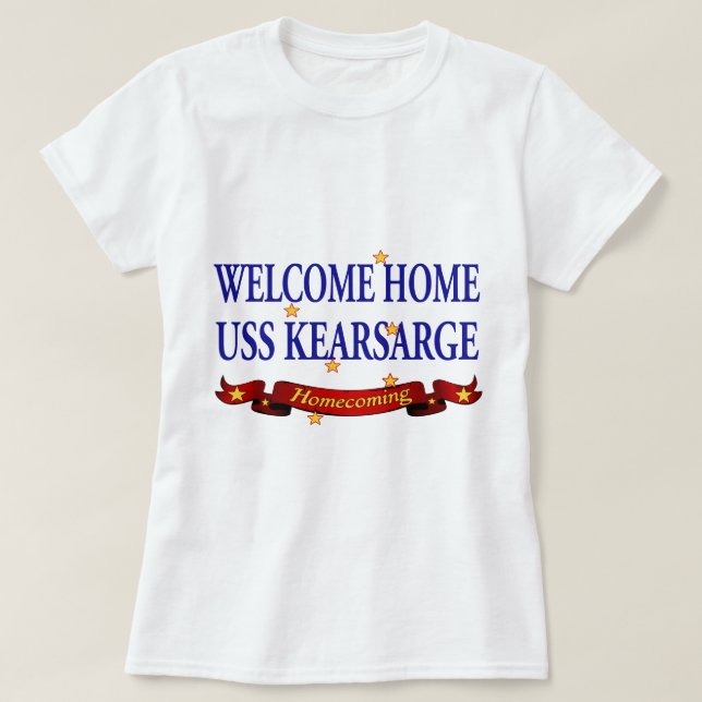 Willkommenes Zuhause USS Kearsarge T-Shirt (Design vorne)