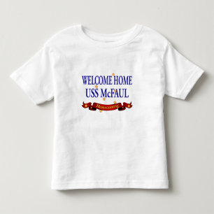 Willkommenes Zuhause USS McFaul Kleinkind T-shirt