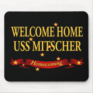 Willkommenes Zuhause USS Mitscher Mousepad