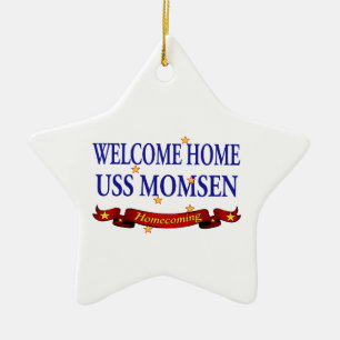 Willkommenes Zuhause USS Momsen Keramik Ornament