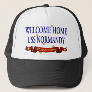 Willkommenes Zuhause USS Normandy Truckerkappe