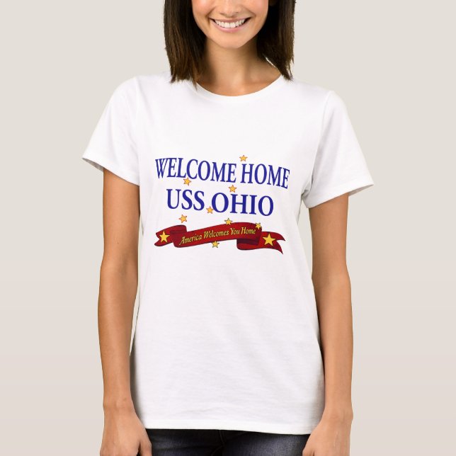 Willkommenes Zuhause USS Ohio T-Shirt (Vorderseite)