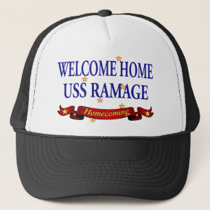 Willkommenes Zuhause USS Ramage Truckerkappe