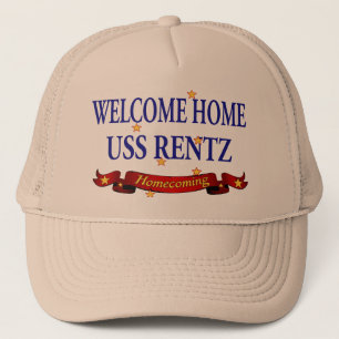 Willkommenes Zuhause USS Rentz Truckerkappe