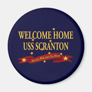 Willkommenes Zuhause USS Scranton Magnet