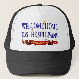 Willkommenes Zuhause USS TheSullivans Truckerkappe