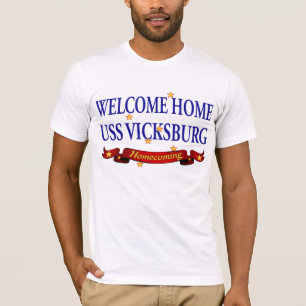 Willkommenes Zuhause USS Vicksburg T-Shirt