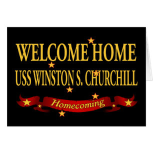 Willkommenes Zuhause USS Winston S. Churchill