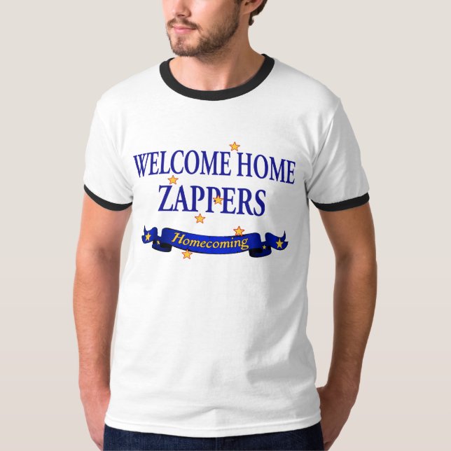 Willkommenes Zuhause Zappers T-Shirt (Vorderseite)