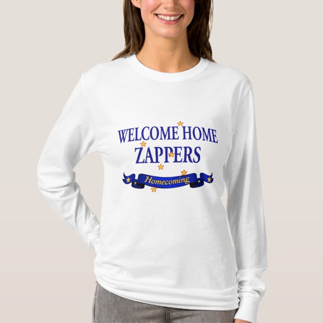 Willkommenes Zuhause Zappers T-Shirt (Vorderseite)