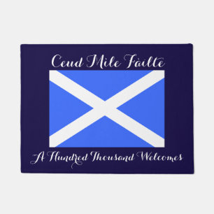 Willkommens-Schottland-Flagge des Gälisch-hundert Fußmatte