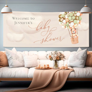 Willkommensbanner Bär Baby Shower Banner