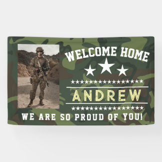 Willkommensbanner für Militärangehörige - Army Nat Banner