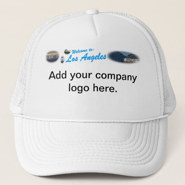 Willkommensbanner Truckerkappe (Vorderseite)