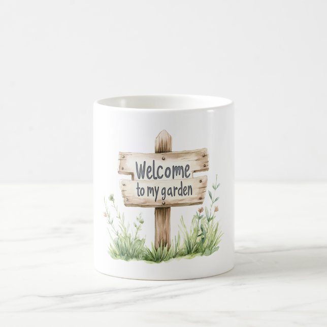 Willkommensgarten Kaffeetasse (Mittel)