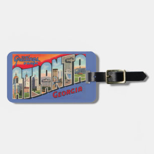 Willkommensgruß aus Atlanta Georgia Gepäckanhänger