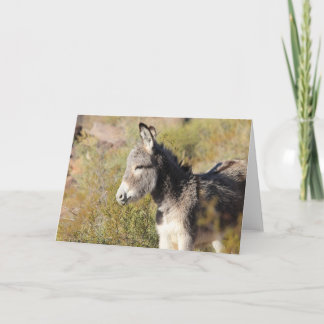 Willkommensgruß des Wildesels Karte