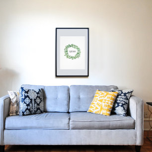 Willkommenskreath nach Maß Fotodruck