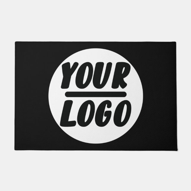 Willkommensmaske für Firmenlogo für kundenspezifis Fußmatte (Vorderseite)