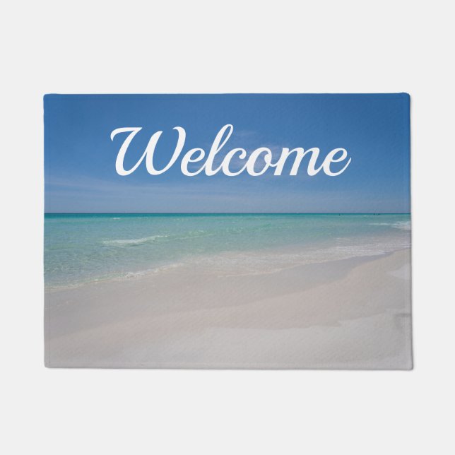 Willkommensmatte Strand Destin Florida Fußmatte (Vorderseite)