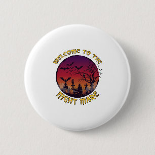 Willkommensnacht Unheil Halloween Roter Mond Fried Button