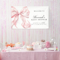 Willkommensschild für Baby-Party im Zeichen des ro