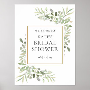 Willkommensschild für Brautjungfern-Abschied Poster