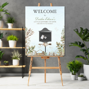 Willkommensschild 'Little Letters OF Love' zur Bab Poster